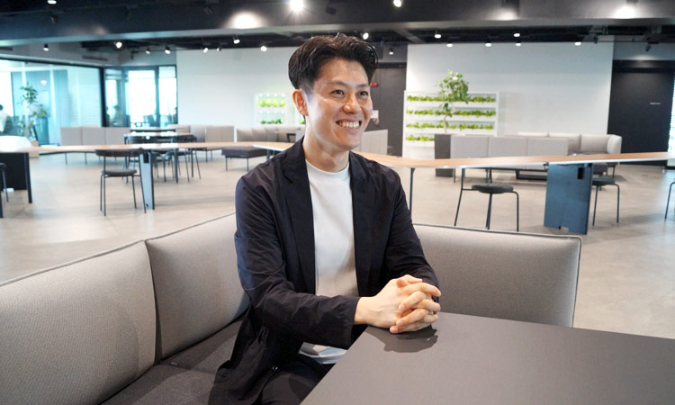 大塚亮氏（株式会社マイナビキャリアデザイン事業企画室企画推進統括部 統括部長）インタビューの様子