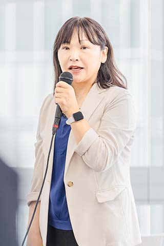 写真：山口 恭子氏（株式会社明治 人財開発部 部長）