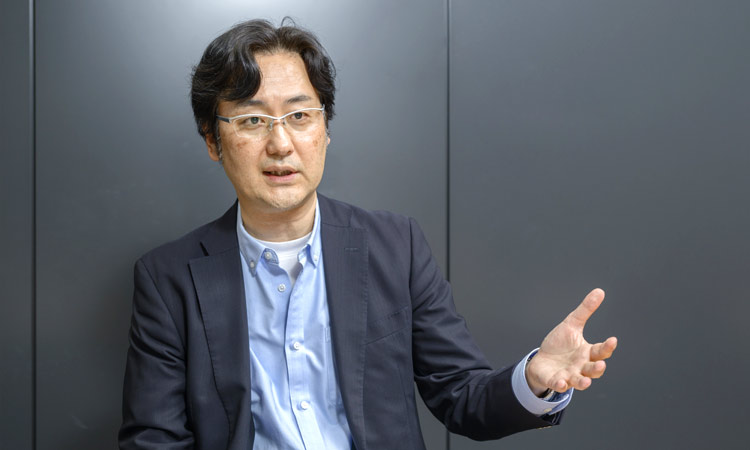 辻 祥雅さん(株式会社良品計画 人事部 人財開発部管掌 執行役員)インタビューの様子