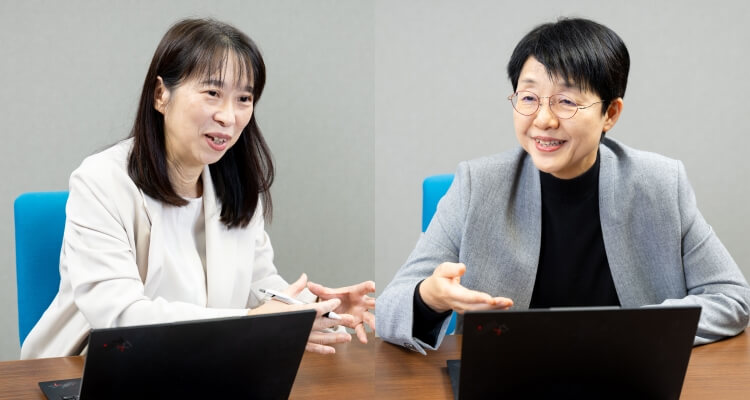 サッポロホールディングス株式会社 人事部 人事企画グループリーダー 浜田美穂さん、サッポロホールディングス株式会社 人事部　薬学博士、薬剤師、臨床検査技師、健康経営エキスパートアドバイザー 清水 千賀子さん