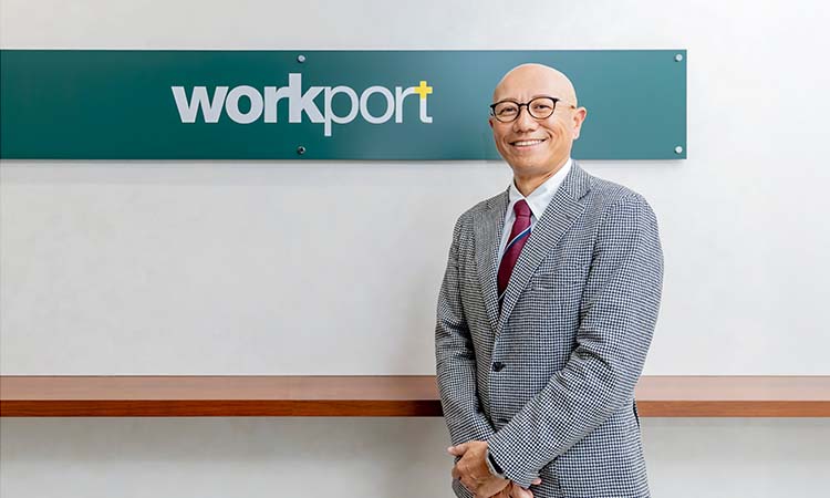 写真：林 徹郎さん（株式会社ワークポート 代表取締役社長 COO）