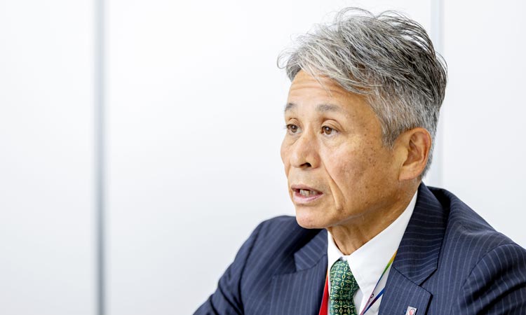 林 祥晃さん（SOMPOコミュニケーションズ株式会社 代表取締役社長）インタビューの様子