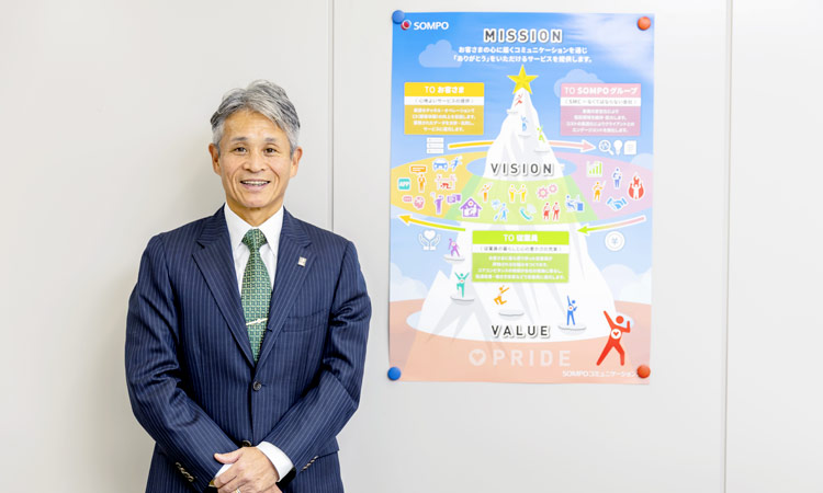 林 祥晃さん（SOMPOコミュニケーションズ株式会社 代表取締役社長）