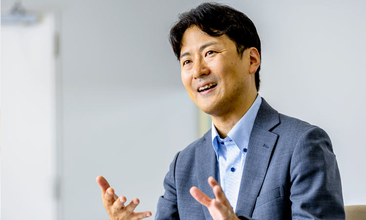 小山健太さん インタビューの様子