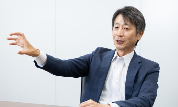 写真：阿部 恵成さん　三菱電機株式会社 常務執行役 CHRO