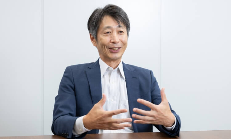 写真：阿部 恵成さん　三菱電機株式会社 常務執行役 CHRO