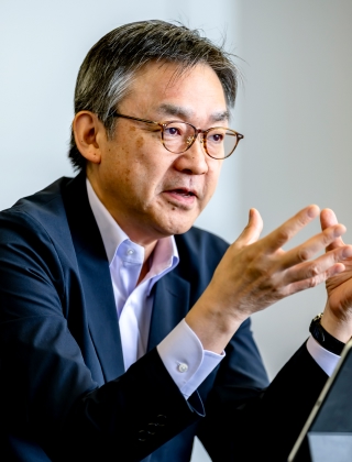 写真:原 伸一さん SOMPOホールディングス株式会社 グループCHRO 取締役 代表執行役副社長