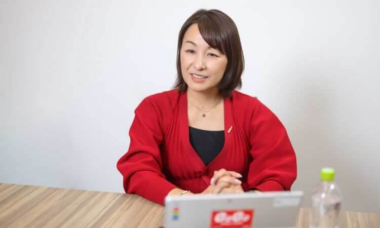 東 由紀さん コカ･コーラ ボトラーズジャパン株式会社 執行役員 CHRO