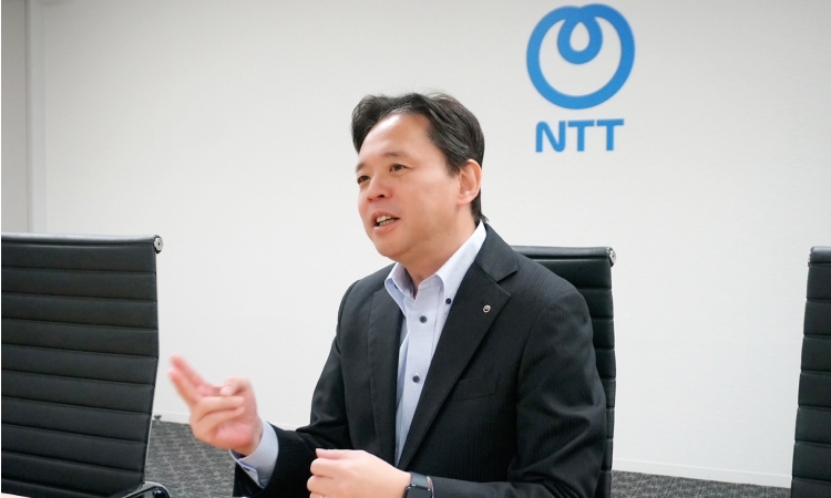写真：坂本 秀治さん NTT株式会社 執行役員 総務部門長 CHRO CCO