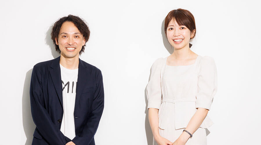 MIL株式会社 光岡 敦さんとSocioFuture株式会社 森田 麻美さんの写真