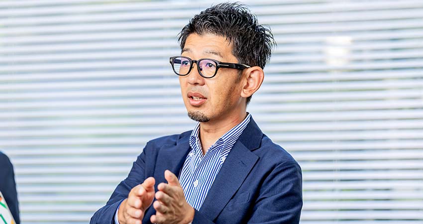 写真:高田 敏宏さん(株式会社トライアンフ 取締役 タレントマネジメントサービス本部長)