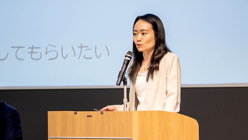 NissayMIRAIQA株式会社 Co-founder 田中 紗代氏