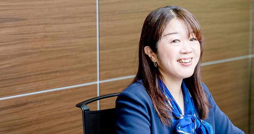 写真：井木 みな恵さん（株式会社ベネッセシニアサポート）