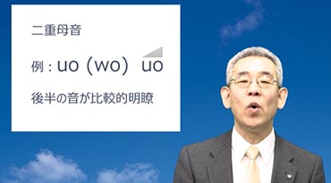 ミニ中国語講座（発音声調・母音編）の画面（提供：キヤノン株式会社提供）