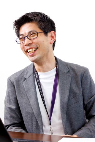 水戸大介さん（株式会社カプコン CS第二開発統括開発四部・部長）インタビューの様子