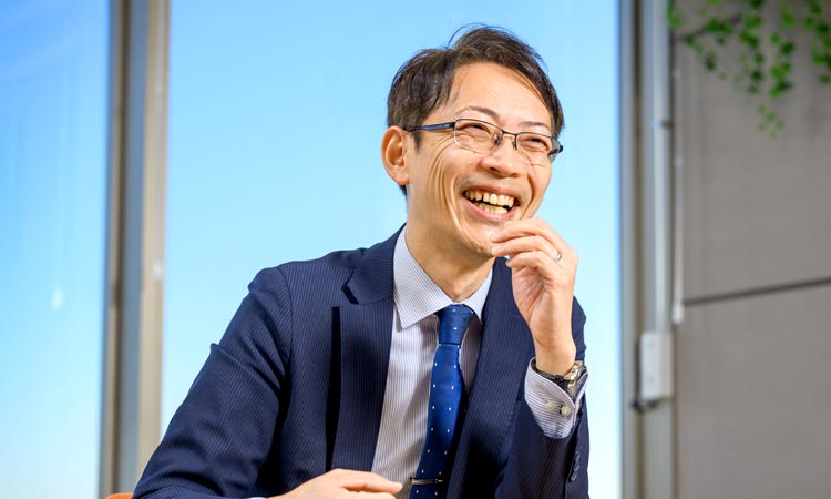 石田 茂さん（ポラス株式会社 人事部長）インタビューの様子