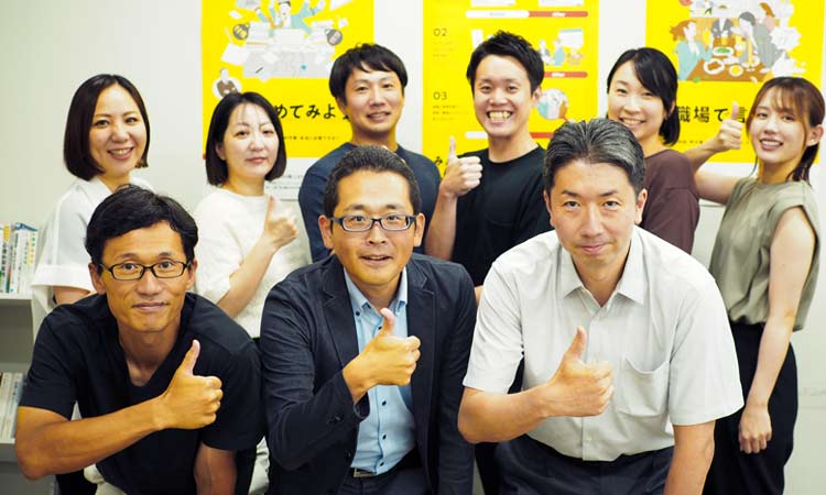 川戸洞 英次さん、川田 顕さん、二反田 松平さん