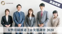 【女性活躍推進2.0実態調査 2020 実施概要】●技術系企業特化の全国アンケート調査●ダイバーシティ推進の取組みに活用