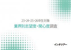 23-26卒_業界別志望度・関心度調査