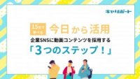 企業SNSに動画コンテンツを採用する「３つのステップ」