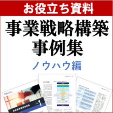 【お役立ち資料】事業戦略構築事例集 ノウハウ編　－組織デザインで事業戦略を推進する　など