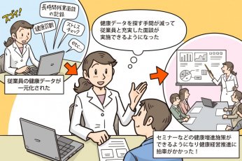 健康経営の第一歩。健康管理の業務効率化を実現したX社のケースを紹介。HM-neoが従業員の健康増進に寄与