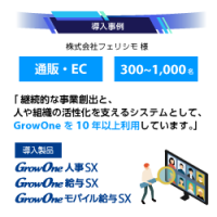 【GrowOne 人事SX／給与SX／モバイル給与SX 導入事例】株式会社フェリシモ様