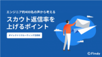 スカウト返信率を上げるポイント〜ダイレクトリクルーティング活用術〜