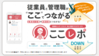 従業員エンゲージメント向上支援クラウドサービス「ここレポ」案内リーフレット
