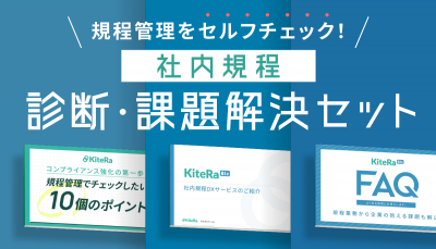 「社内規程の作成・運用・周知がわかる!課題を可視化し実践する資料セット」
