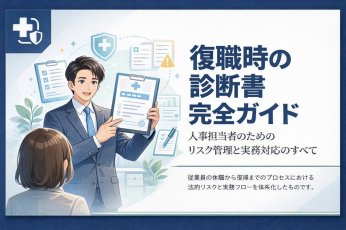 【人事必見】復職時の診断書_実務対応ハンドブック