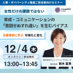 株式会社チェンジウェーブグループ  変革ソリューション本部 変革DEI事業部